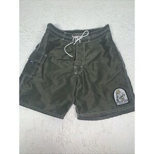 Rare Vintage Kanvas By‎ Katin Sewn Patch Made In USA Board Shorts SZ 28 Trunks